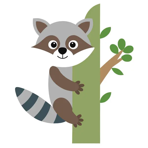 Rakun grafik tasarım vektör sanatı