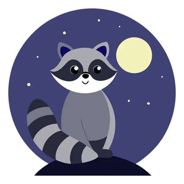 Rakun grafik tasarım vektör sanatı