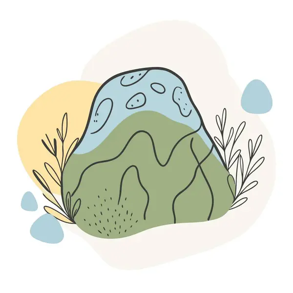 Çiçekler ve botanik illüstrasyon dosyası vektörü