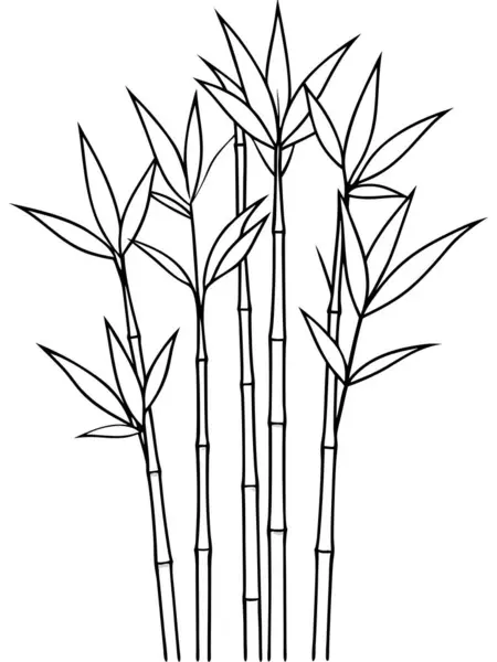 Beyaz arka planda çiçek ve botanik boyama sayfası