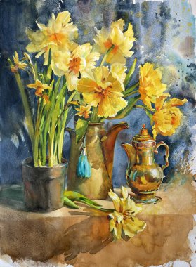 Çiçek arkaplan. Çiçekli suluboya arka plan. Tebrik kartı. Parti davetiye şablonu. Çiçek kartı. Bahar çiçekleri. Ev dekorasyonu için suluboya çiçek resmi.