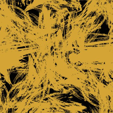 Vector soyut siyah fırça girdabı. Grunge fırça darbesiyle dekore edilmiş mürekkep. Siyah beyaz işlemeli mürekkep. Kusursuz bir arka plan modeli. Doku baskısı kumaş duvar kağıdı.