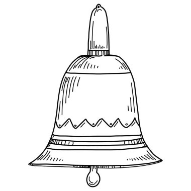 illustration o decorative bell