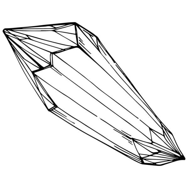 Wektorowa Ilustracja Diamentu Abstrakcyjny Element Geometryczny — Wektor stockowy