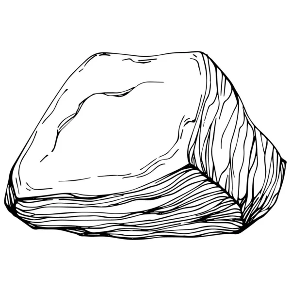 Ручной Рисунок Скалы — стоковый вектор