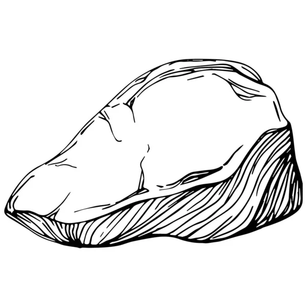手描きの岩のイラスト — ストックベクタ
