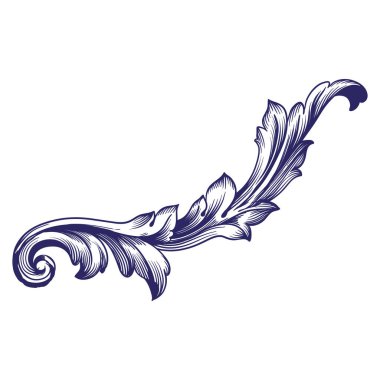 Border and Frame with baroque style. Ornament elements for your design. Black and white color. Floral engraving decoration for postcards or invitations for social media.