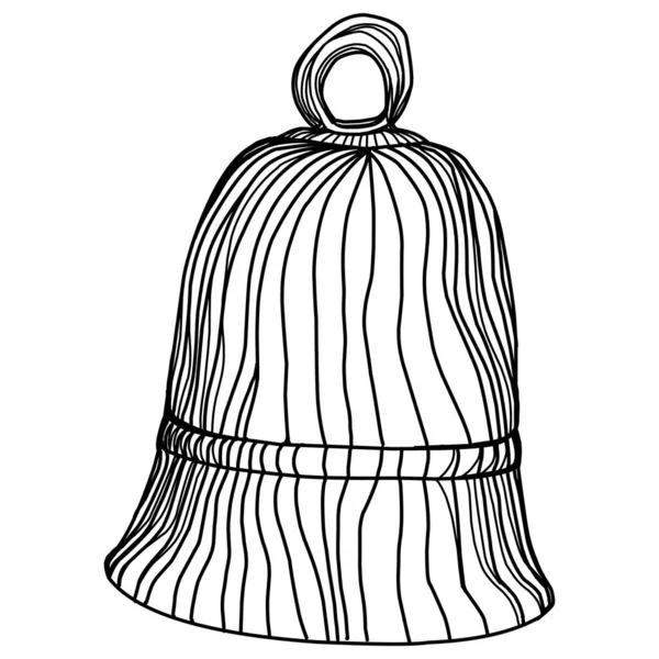 Illustration Einer Dekorativen Glocke — Stockvektor