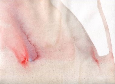 Suluboya Özgün Çağdaş Sanat. Eski model kağıt.