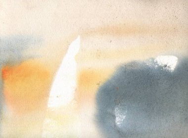 Suluboya Özgün Çağdaş Sanat. Eski model kağıt.