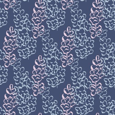 Lavanta desenli. Kumaş, kağıt ve diğer yazdırma ve web projeleri için kusursuz desen.