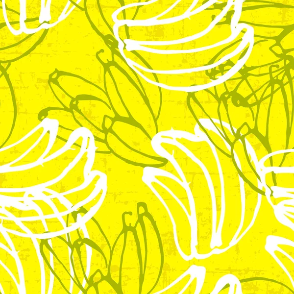 Tropik muz yaprakları pürüzsüz desenli el çizimi tropikal ağaç.