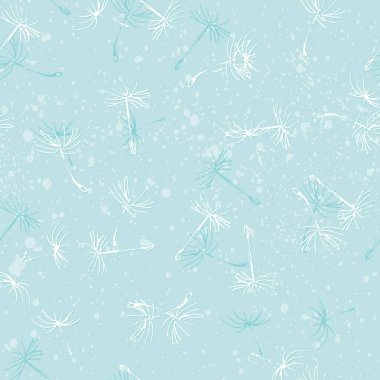 Kusursuz karahindiba deseni, vektör bitkisi.