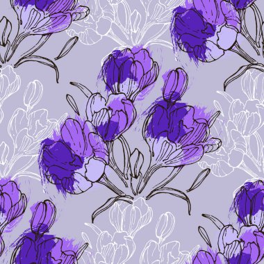 Baharda düğün, yıldönümü, doğum günü ve parti için kusursuz çiçek desenleri. Davetiye kartı, resim çerçevesi, poster, albüm tasarımı