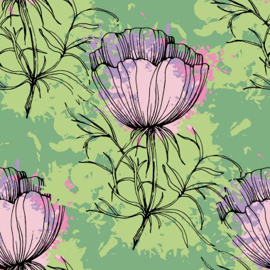 Okaliptüs yaprakları. Çiçekli botanik çiçeği. İzole illüstrasyon elementi. Arkaplan, doku, ambalaj deseni, çerçeve veya kenar çizimi için vektör el.