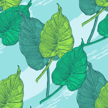 Calla Lily Zarif, kusursuz el çizimi. Basit şekilli çağdaş bir kolaj. Kağıt, kapak, kumaş, duvar kağıdı, iç mimari için modern egzotik tasarım. Vektör grafikleri.