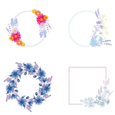 Lavantalı ve papatyalı kusursuz desen. Renkli taslak stili el çizimi arka plan. Ayrıntılı illüstrasyon, el çizimi. Kumaş ve tekstil için harika, parmak izi, davetiye, ambalaj