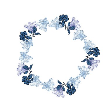 Yabanmersinli ve lavantalı kusursuz desen. Renkli taslak stili el çizimi arka plan. Ayrıntılı illüstrasyon, el çizimi. Kumaş ve tekstil için harika, parmak izi, davetiye, ambalaj