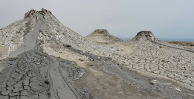 Azerbaycan, Qobustan Absheron Yarımadasında Çamur Volkanları