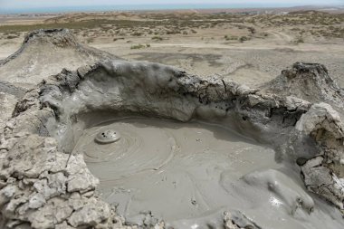Azerbaycan, Qobustan Absheron Yarımadasında Çamur Volkanları