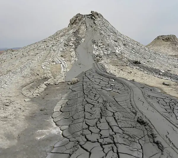 stock image Azerbaijan Qobustan Mud Volcanoes on the Absheron Peninsula