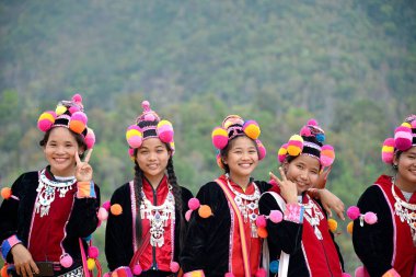 Tayland, Palong kadınları Kuzey Tayland 'da, Myanmar sınırında