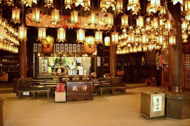 JAPAN.,HENRO. Pilgrimage on the way to the 88 temples in Shikoku clipart