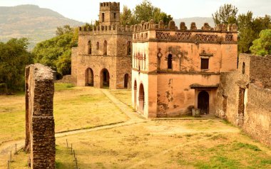 ETHIOPIA Fasilides Castle, Imperial City of Gondar clipart