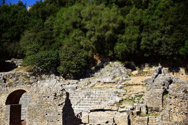 stock image ALBANIA, Butrint  Butrint National Park is a protected natural area, it includes the archaeological site of Butrint and protects the city and the surrounding landscape.