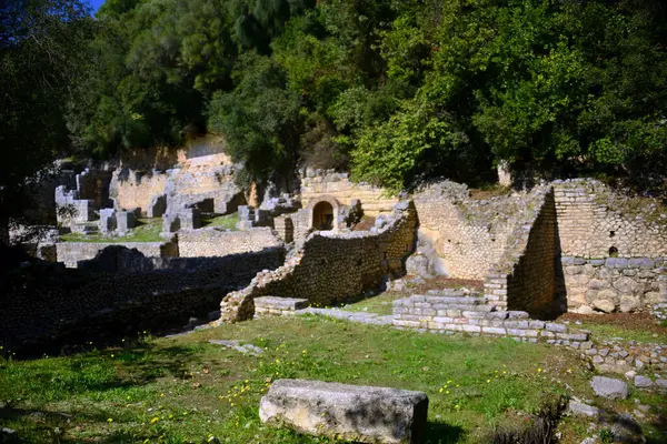 stock image ALBANIA, Butrint  Butrint National Park is a protected natural area, it includes the archaeological site of Butrint and protects the city and the surrounding landscape.