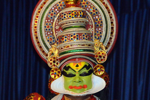 INDIA, KUMILY,,, Kathakali dance