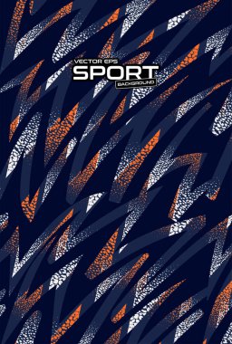 Abstract background sports jersey pattern for sublimation tshirt clipart