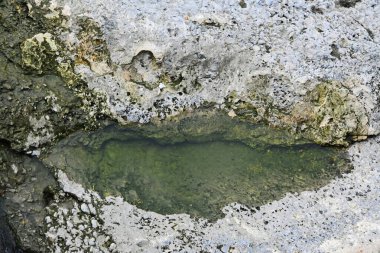 Duvardaki delikten akan su