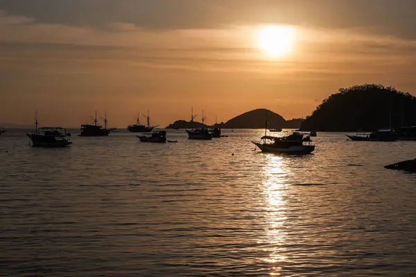 stock image sunset in Labuan bajo