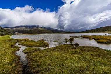 Cotopaxi Dağı 'nın güzel manzarası