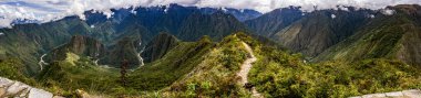 Machu Picchu 'nun güzel manzarası.