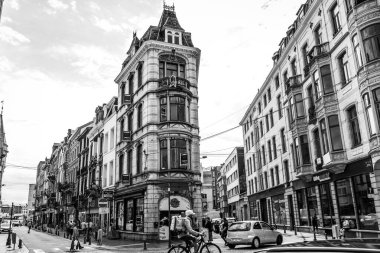 Gdansk, Polonya 'nın eski kasabasının sokakları