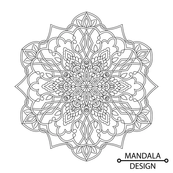 Renkli Kitap Sayfasının Kabile Mandala Tasarımı