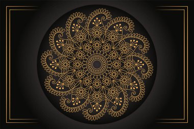 Mandala Çemberi Tasarım Şablonu