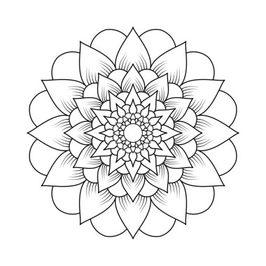 Nutural Beautiful Mandala Tasarım Renklendirme Kitabı