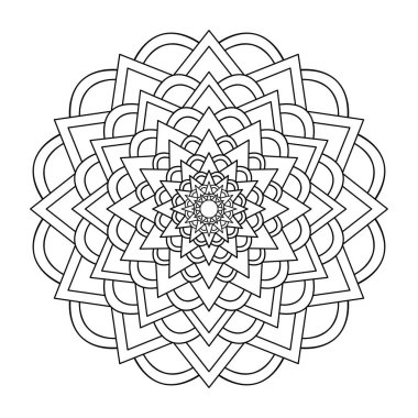  Kolayca Süsleme Güzel Mandala Boyama Kitabı