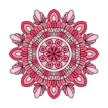 Ruhsal desenler mandala tasarım kitabı sayfası