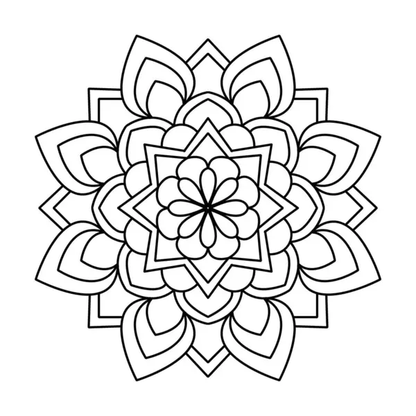 Göksel Yörüngeler mandala boyama kitabı sayfası