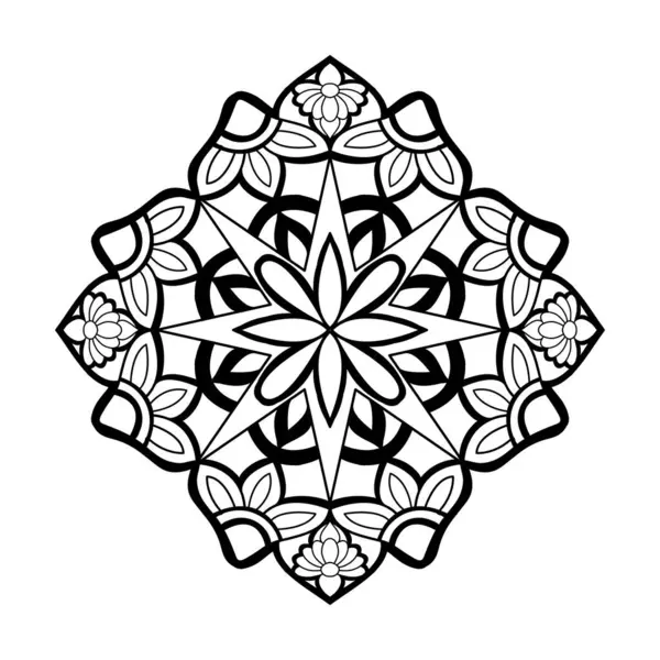 Mandala Mozaik boyama kitabı sayfası 