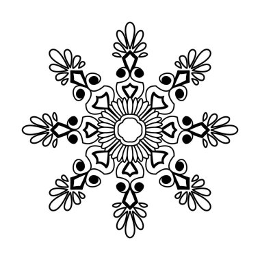 Basitlik Doğrulama Mandala boyama kitabı sayfası