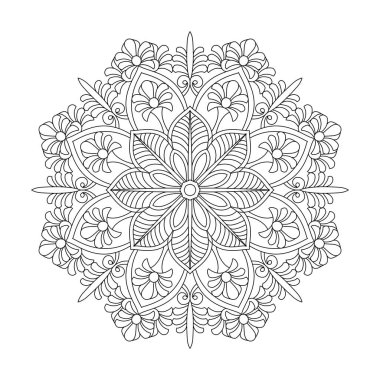 Çocuklar için Ocean Dreams boyama kitabı mandala sayfası