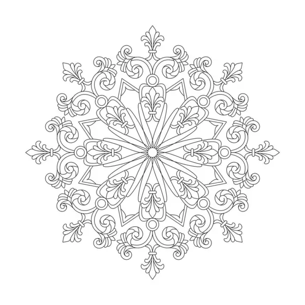 Çocuklar için Mistik Dosyalar mandala boyama kitabı sayfası