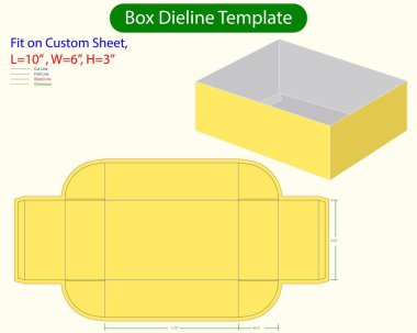 Kelebek Açılır Zarf W 12.74, H 9.74 cm Dieline Şablonu. Tasarım Düzenlenebilir Vectoe Dosyası