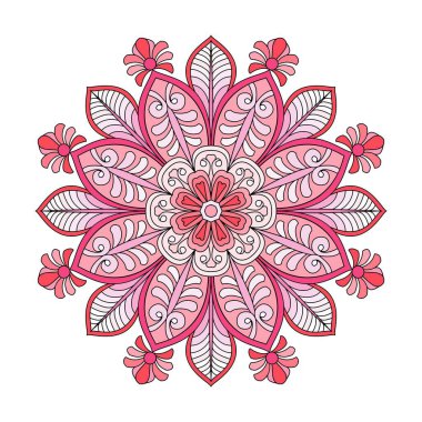 Sihirli Sonsuz Renk Mandala boyama kitabı sayfası. Yetişkinler İçin Mandala Boyama Kitabı Sayfaları Rahatlatır, Deneyimler Rahatlatır. Yeniden Boyutlandırılabilir Vektör Dosyası