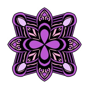 Tuhaf Dalgalar Yetişkin Renkleri mandala boyama kitabı sayfaları. Yetişkinler İçin Mandala Boyama Kitabı Sayfaları Rahatlatır, Deneyimler Rahatlatır. Yeniden Boyutlandırılabilir Vektör Dosyası